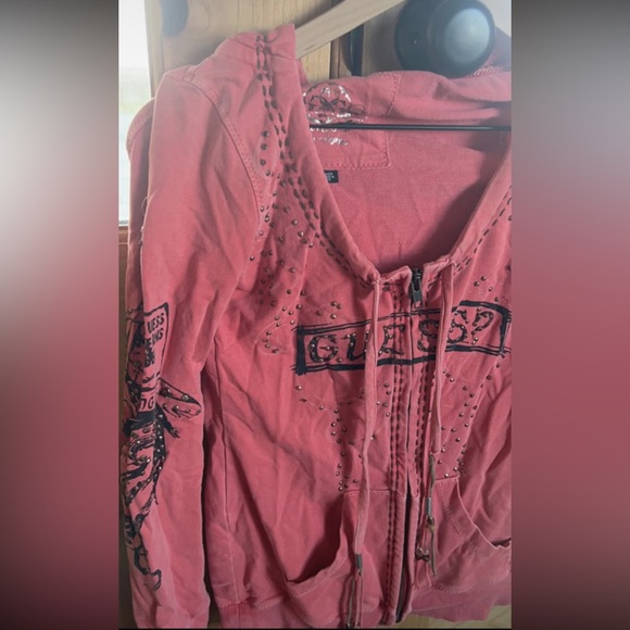 🩵SOLD🩵 Guess zip up sweatshirt - Picture 2 of 8